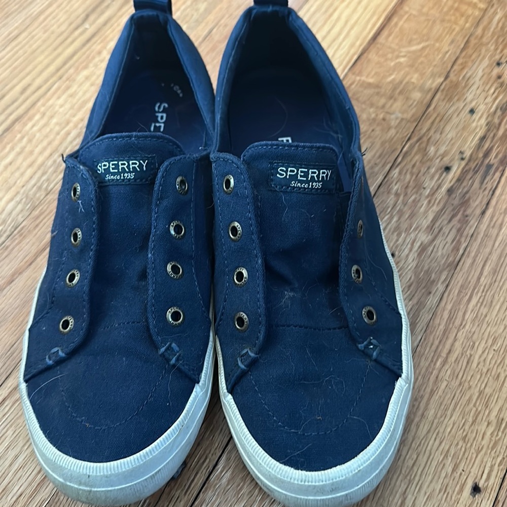 Sperry size 8 boat shoes navy